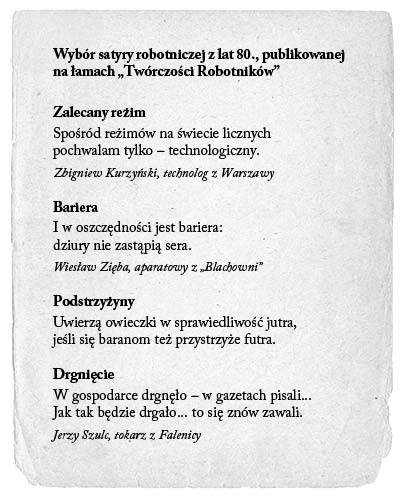 Robotnicy tworzą