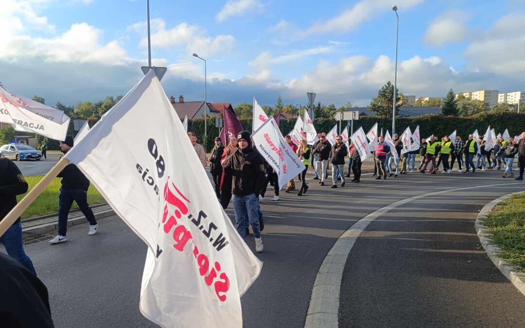 Załoga za strajkiem